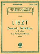Concerto Pathétique in E Minor (2-Piano Score) Schirmer Library of Classics Volume 1534<br><br>Piano Duet