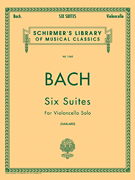 6 Suites Schirmer Library of Classics Volume 1565<br><br>Cello Solo