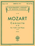 Concerto No. 3 in G, K.216 Schirmer Library of Classics Volume 158<br><br>Score and Parts