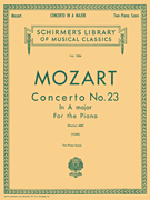 Concerto No. 23 in A, K.488 Schirmer Library of Classics Volume 1584<br><br>Piano Duet