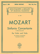 Sinfonia Concertante Schirmer Library of Classics Volume 1590<br><br>Score and Parts