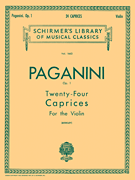 24 Caprices, Op. 1 Schirmer Library of Classics Volume 1663<br><br>Violin Solo