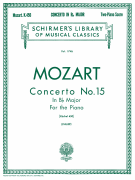 Concerto No. 15 in B<i>b</i>, K. 450 Schirmer Library of Classics Volume 1746<br><br>Piano Duet