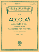 Concerto No. 1 Schirmer Library of Classics Volume 1785<br><br>Viola and Piano Reductio