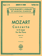 Concerto No. 5 in D, K.175 Schirmer Library of Classics Volume 1837<br><br>Piano Duet