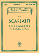 Three Sonatas Schirmer Library of Classics Volume 1873<br><br>Double Bass and Piano