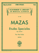 Etudes Speciales, Op. 36 – Book 1 Schirmer Library of Classics Volume 1885<br><br>Viola Method