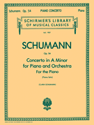 Concerto in A Minor, Op. 54, Solo Only Schirmer Library of Classics Volume 1937<br><br>Piano Solo