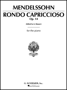 RONDO CAPRICCIOSO OP14 FOR THE PIANO Piano Solo