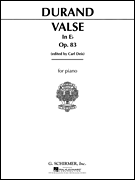 Valse in E Flat, Op. 83 Piano Solo