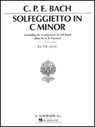 Solfeggietto in C Minor Piano Solo – Left Hand Alone