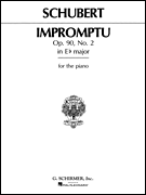 Impromptu, Op. 90, No. 2 in E<i>b</i> Major Piano Solo