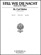 Product Cover for Calm as the Night (Still wie die Nacht) Low Voice in B-Flat Vocal Solo  by Hal Leonard