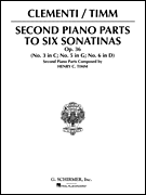 Sonatinas, Op. 36 – Book 2 (2nd Piano Part) Piano Solo