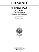 Sonatina in D Major, Op. 36, No. 6 Piano Solo