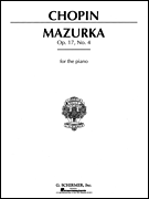 Mazurka, Op. 17, No. 4 in A Minor Piano Solo