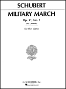 Military March, Op. 51, No. 1 Piano Solo