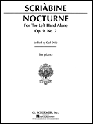 Nocturne for the Left Hand Piano Solo