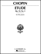 Etude, Op. 10, No. 3 in E Major Piano Solo