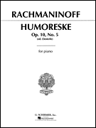 Humoreske, Op. 10, No. 5 Piano Solo