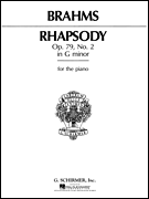 Rhapsody in G Minor, Op. 79, No. 2 Piano Solo