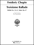 Ballade, Op. 47, No. 3 in A Flat Major Piano Solo