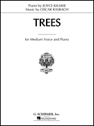 Trees Medium Low Voice in D-Flat