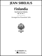 Finlandia, Op. 26, No. 7 Piano Solo