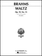 Waltz in A<i>b</i> Major, Op. 39, No. 15 Piano Solo