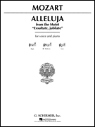Alleluia (from <i>Exsultate, jubilate</i>) Medium Voice in E-Flat