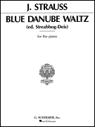 Blue Danube Waltz, Op. 314/Op. 86 Intermediate Piano Solo