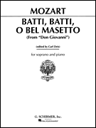 Batti, batti (from <i>Don Giovanni</i>) Voice and Piano