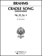 Cradle Song, Op. 49, No. 4 (“Wiegenlied”) Piano Solo