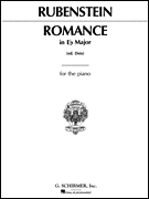 Romance, Op. 44 in E<i>b</i> Major Piano Solo