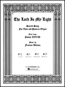 The Lord Is My Light High Voice (E Flat) and Piano/ Organ
