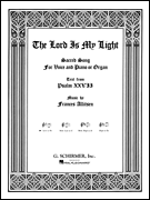 The Lord Is My Light Low Voice (B-Flat) and Piano/ Organ