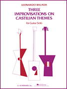 3 Improvisations on Castilian Themes Guitar Solo