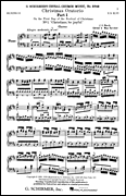 Christmas Oratorio, Part 1 SATB Full Chorus and Piano