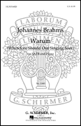 Warum Wherefore Should Our Singing Soar  Piano German & English