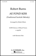 Ae Fond Kiss W/Bar Solo