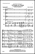 Prayer To Venus - SATB/Piano From Virgil's 'The Mad Lover'