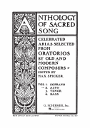 Anthology of Sacred Song – Volume 2 Mezzo-Soprano/ Alto