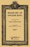 Reliquary of English Songs – Volume 1 Voice and Piano