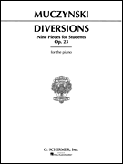Diversions, Op. 23 Piano Solo