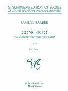 Cello Concerto, Op. 22 Study Score