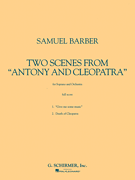 Two Scenes from <i>Antony and Cleopatra</i> Study Score