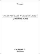 Seven Last Words of Christ Timpani Part