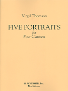 5 Portraits for 4 Clarinets Full Score