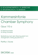 Chamber Symphony (Kammersinfonie), Op. 110a Study Score