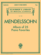 Album of 25 Piano Favorites Schirmer Library of Classics Volume 1968<br><br>Piano Solo